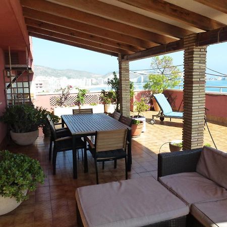 Апартаменты Espectacular Terraza Y Vistas En 1A Linea De Playa Кульера Экстерьер фото