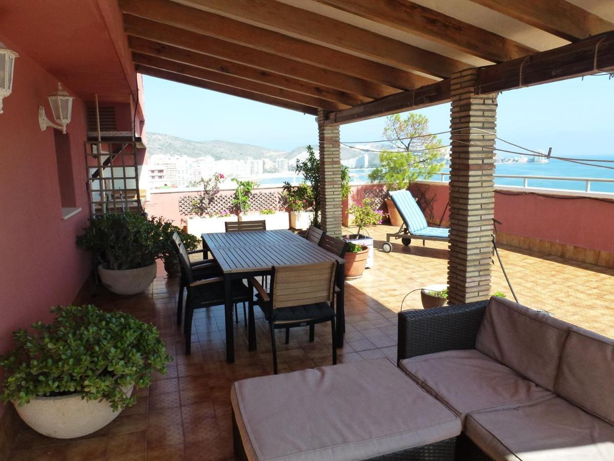 Апартаменты Espectacular Terraza Y Vistas En 1A Linea De Playa Кульера Экстерьер фото